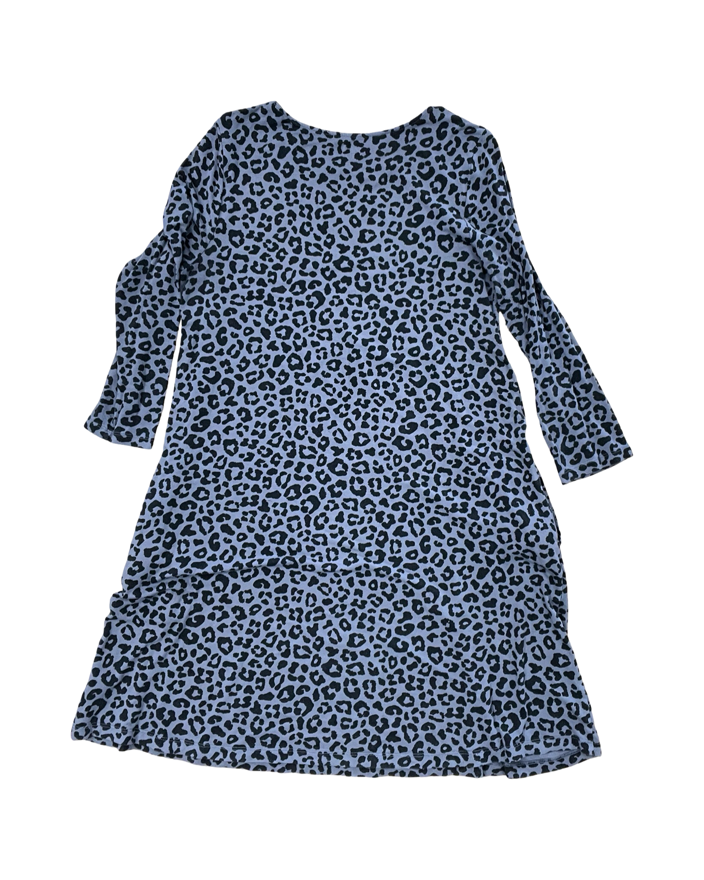 Dress Casual Midi By Time And Tru In Black & Blue, Size:M