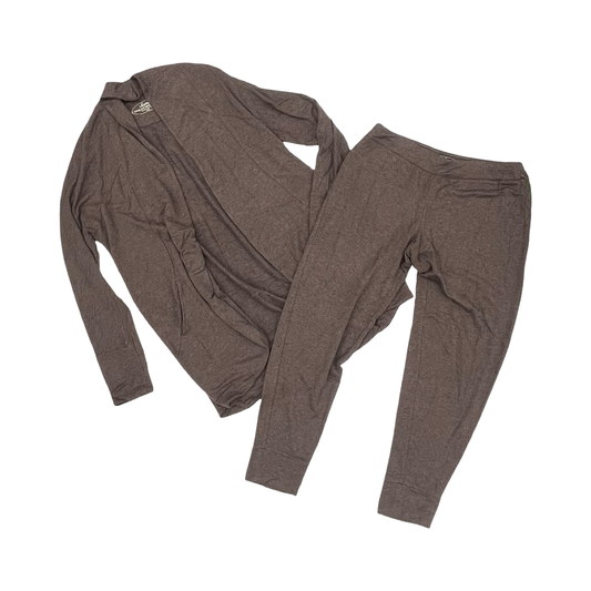 Lounge Set Pants By Soma In Brown, Size:M