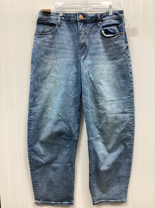 Jeans Straight By Kut In Blue Denim, Size:12
