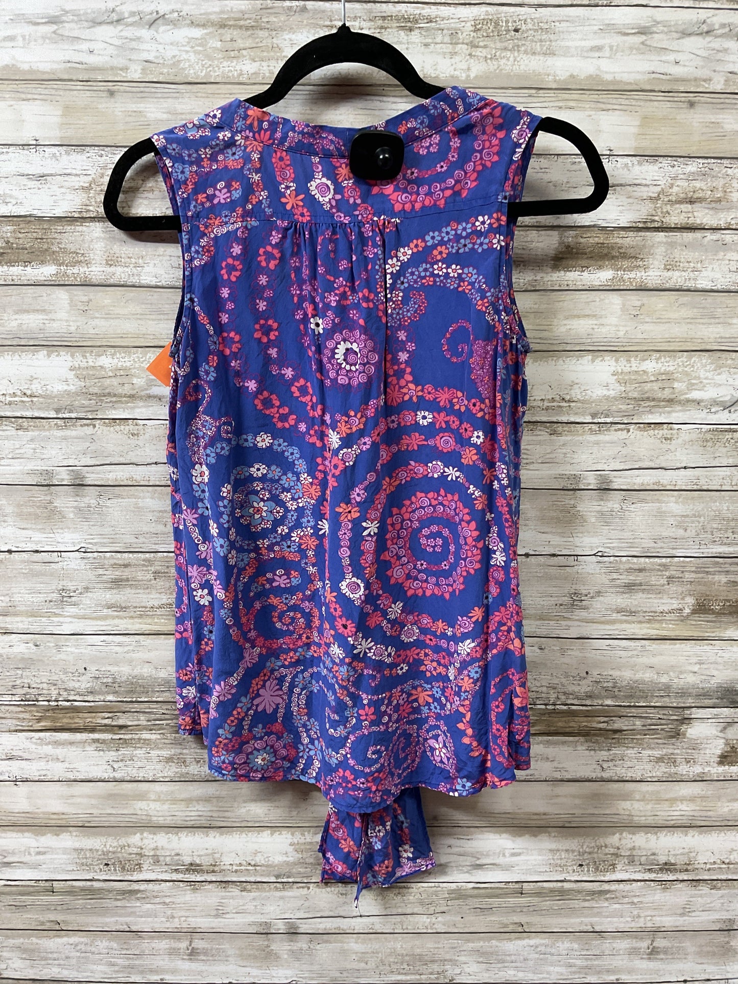 Top Sleeveless Designer By Lilly Pulitzer In Pink & Purple, Size:Xs