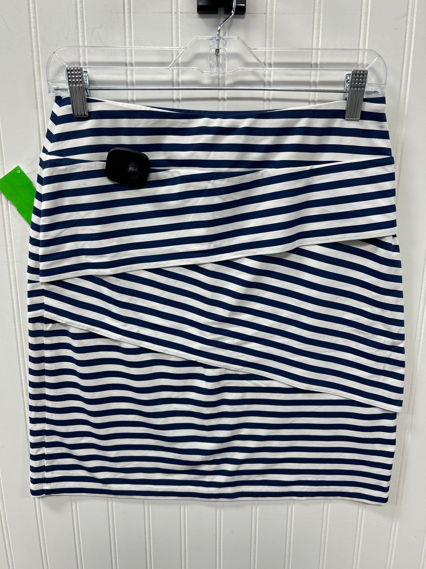 Skirt Midi By J Mclaughlin In Blue & White, Size:S