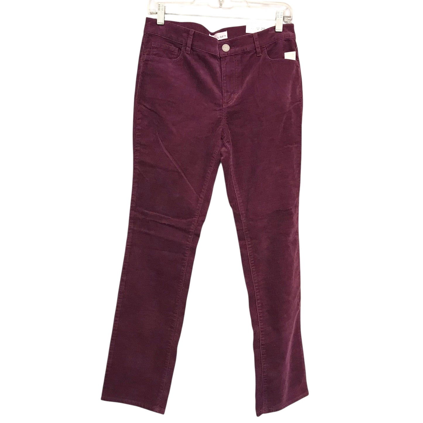 Pants Corduroy By Loft In Purple, Size:8P