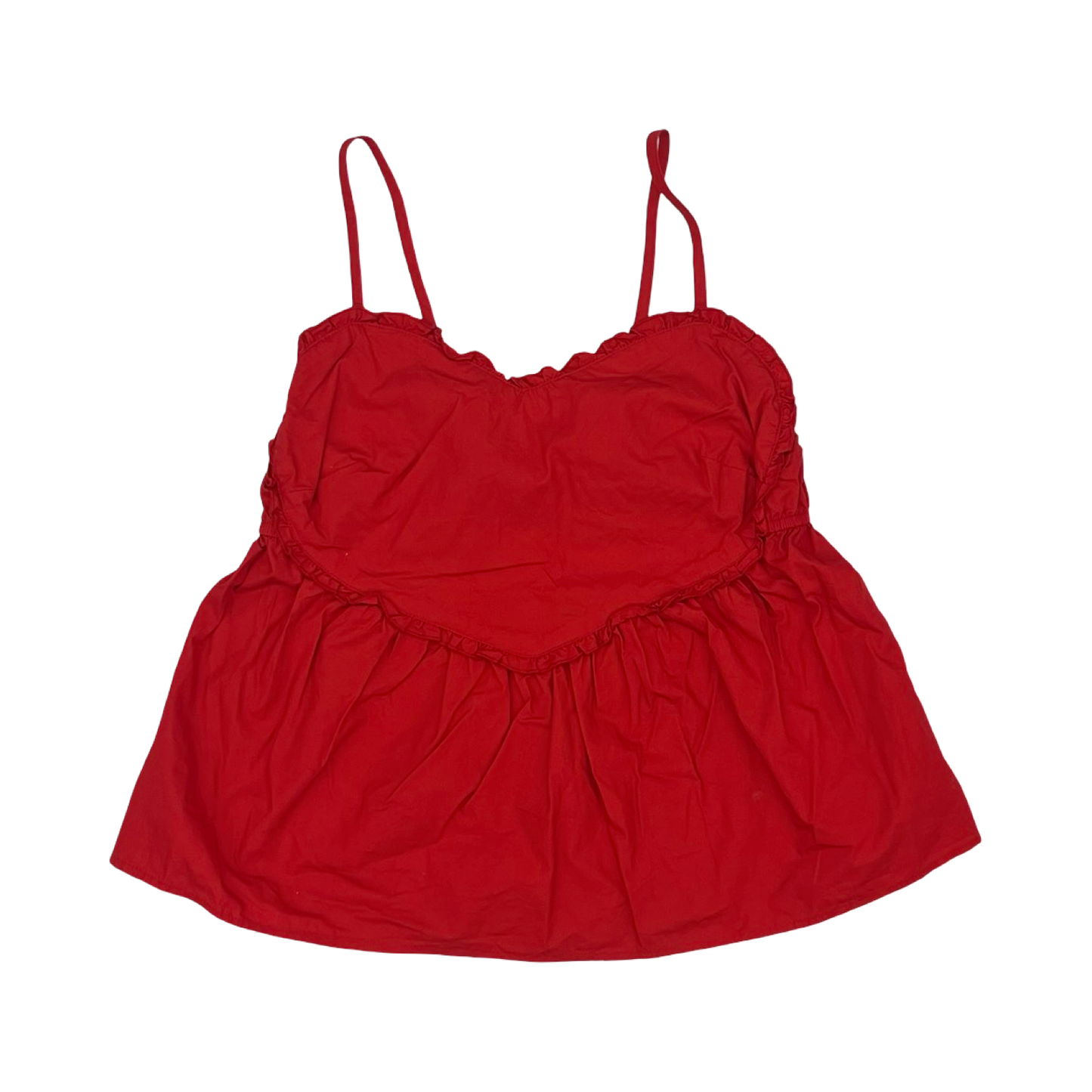 Top Sleeveless By Clothes Mentor In Red, Size:L