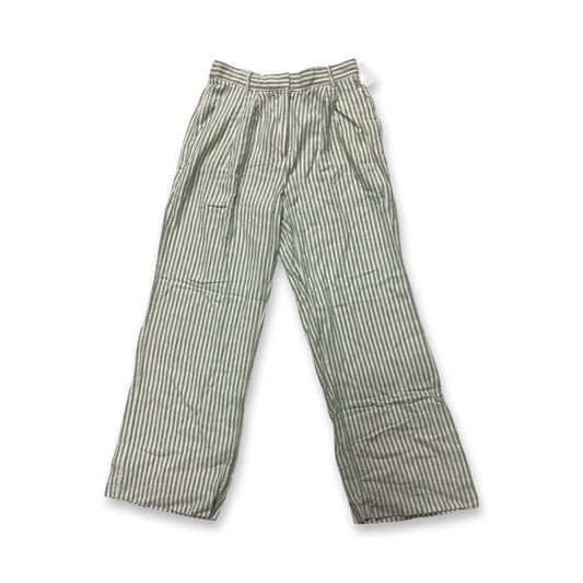 Pants Cropped By Abercrombie And Fitch In Striped Pattern, Size:6L