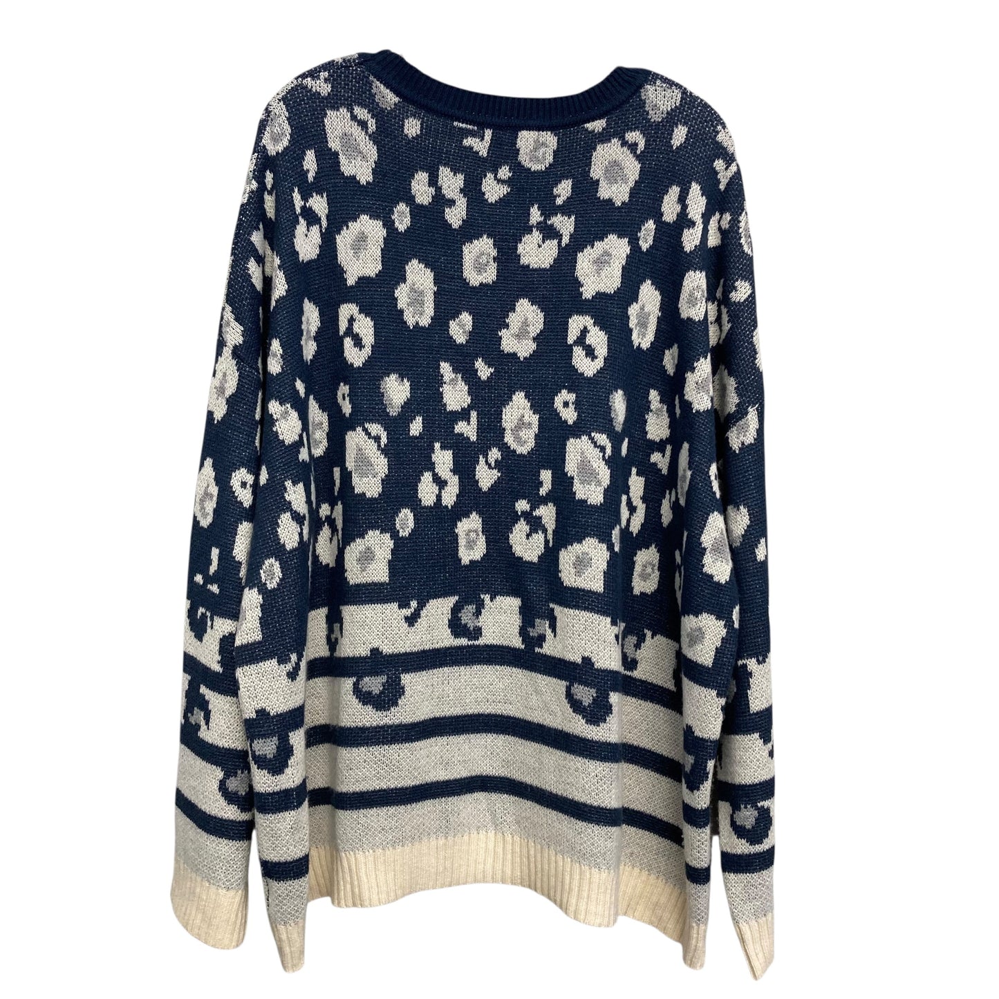 Sweater By Andree By Unit In Animal Print, Size:3X