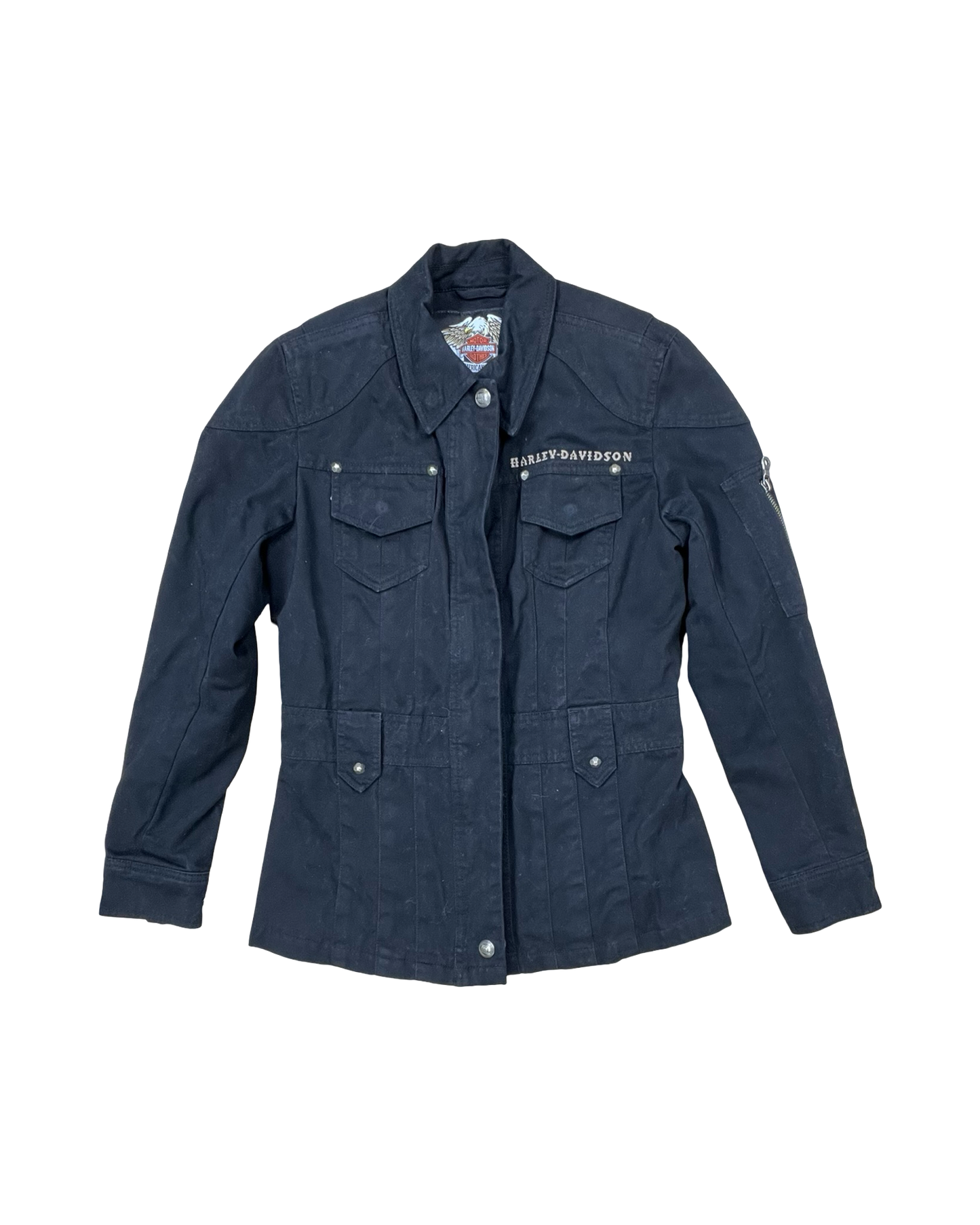 Coat Other By Harley Davidson In Black, Size:Xs
