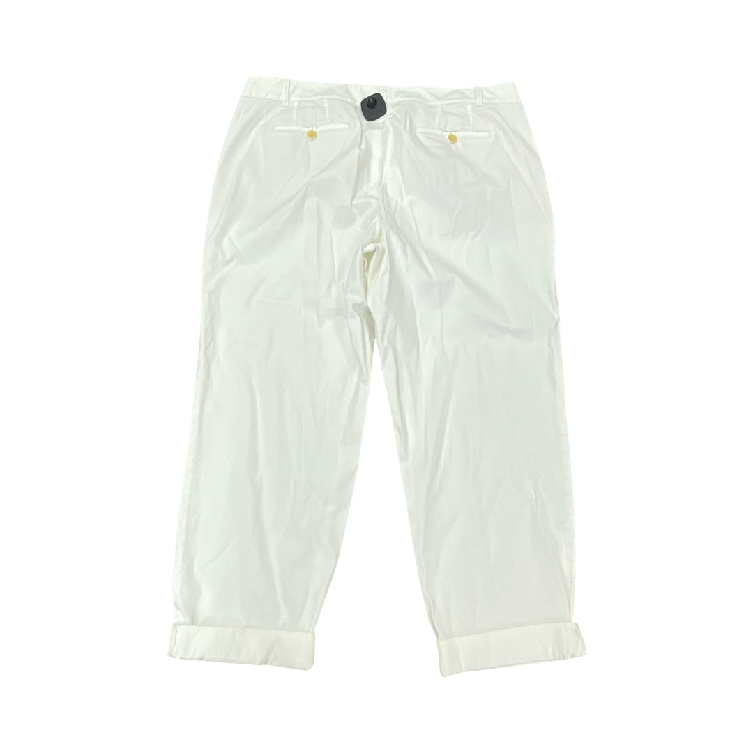 Pants Chinos & Khakis By Talbots In White, Size:14