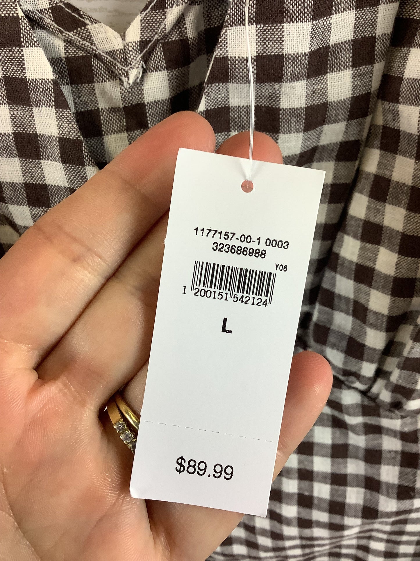 Dress Casual Maxi By Gap In Brown, Size: L