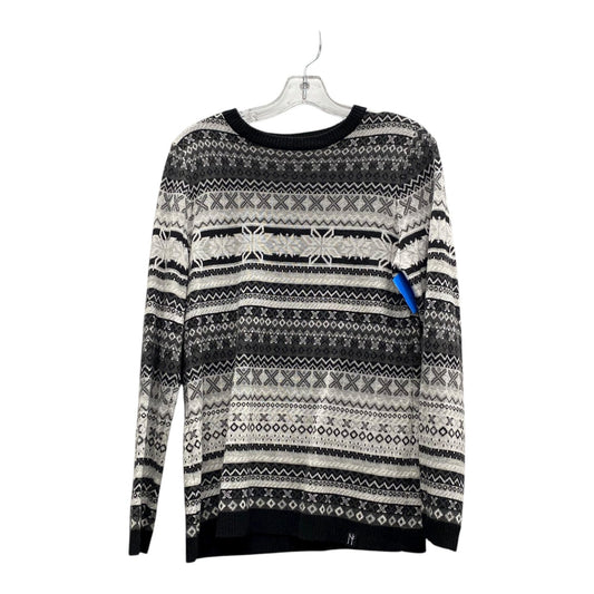 Top Ls By neve In Black & Grey, Size:L