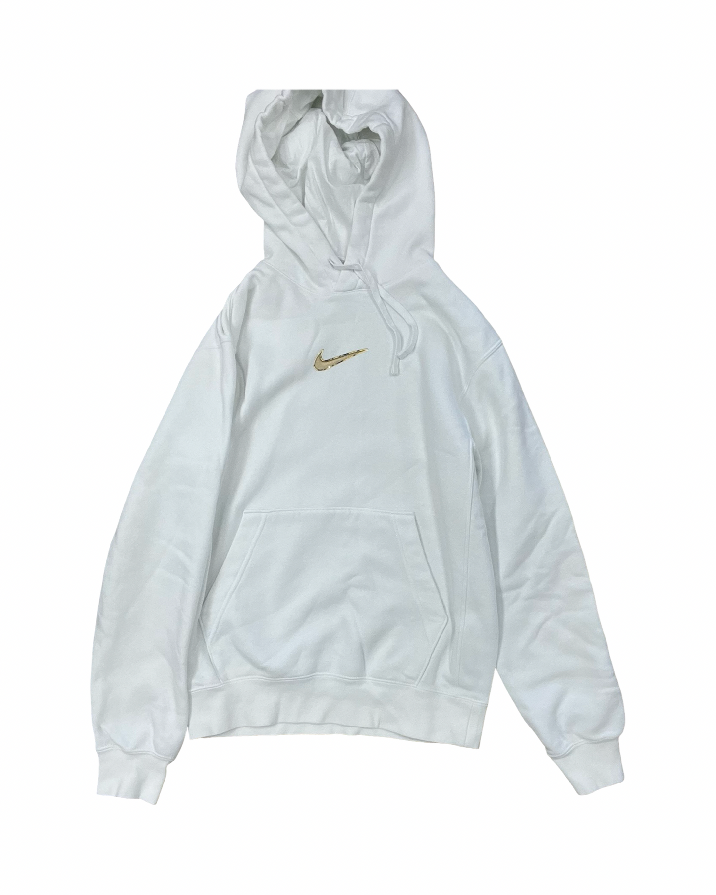 Athletic Sweatshirt Hoodie By Nike In White, Size:Xs