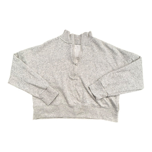 Athletic Sweatshirt Collar By Fabletics In Grey, Size:S