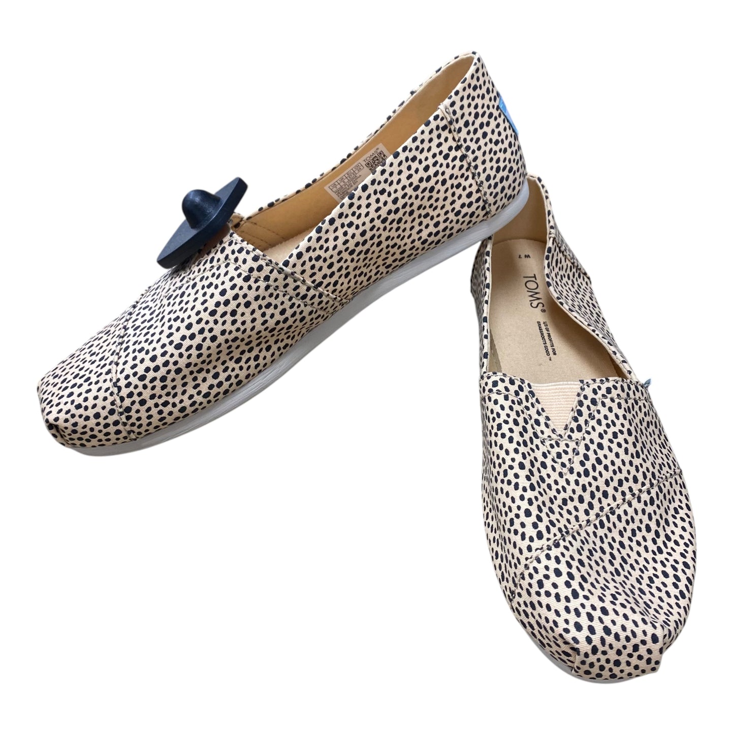 Shoes Flats By Toms In Animal Print, Size:7