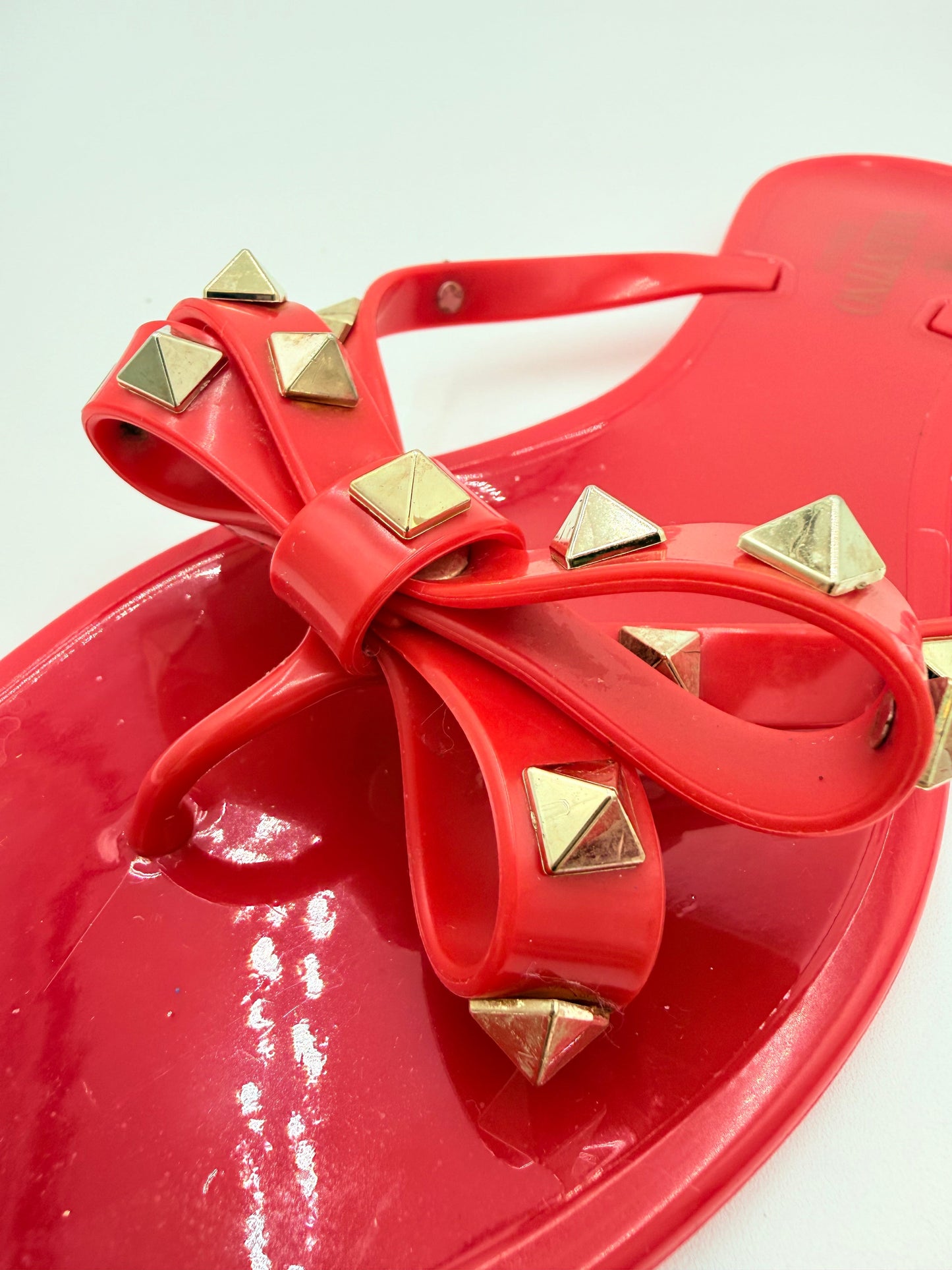 Sandals Luxury Designer By Valentino-Garavani In Red, Size:8.5