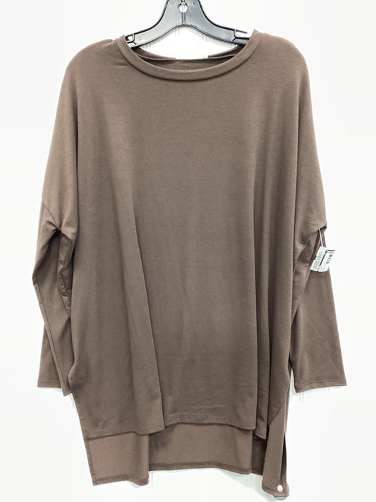 Top Ls By Zenana In Brown, Size:L