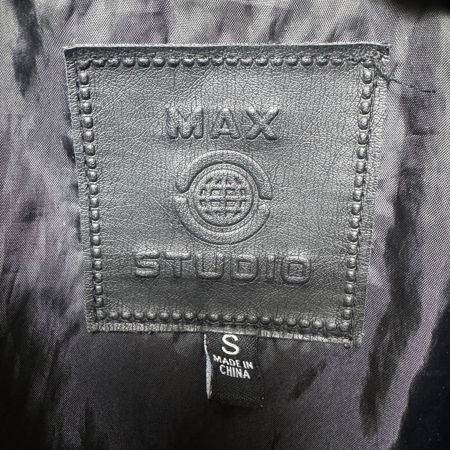 Jacket Moto By Max Studio In Black, Size: S