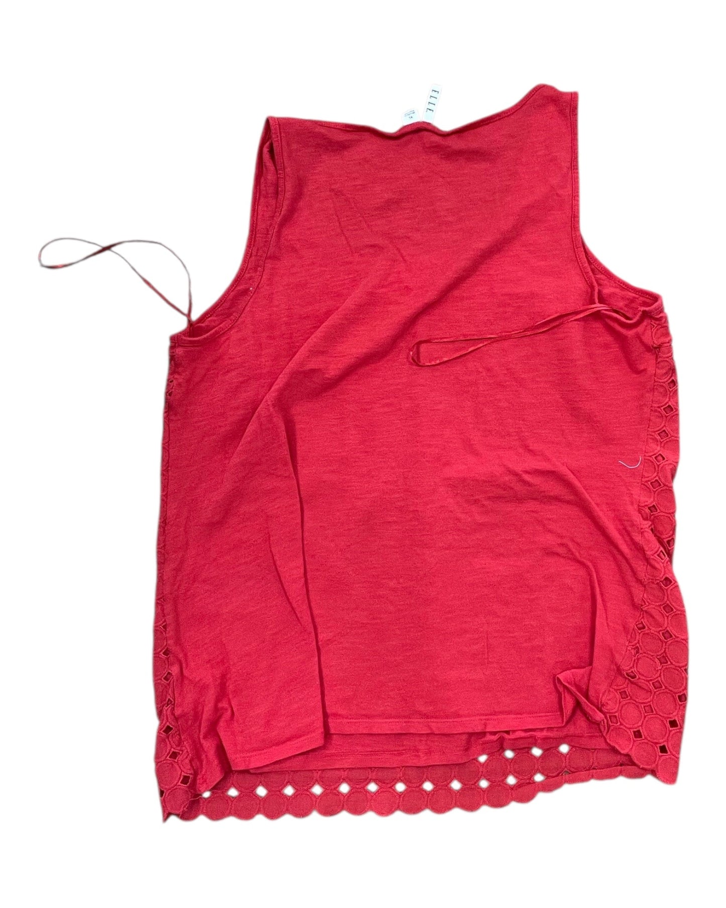 Tank Top By Elle In Red, Size:Xl
