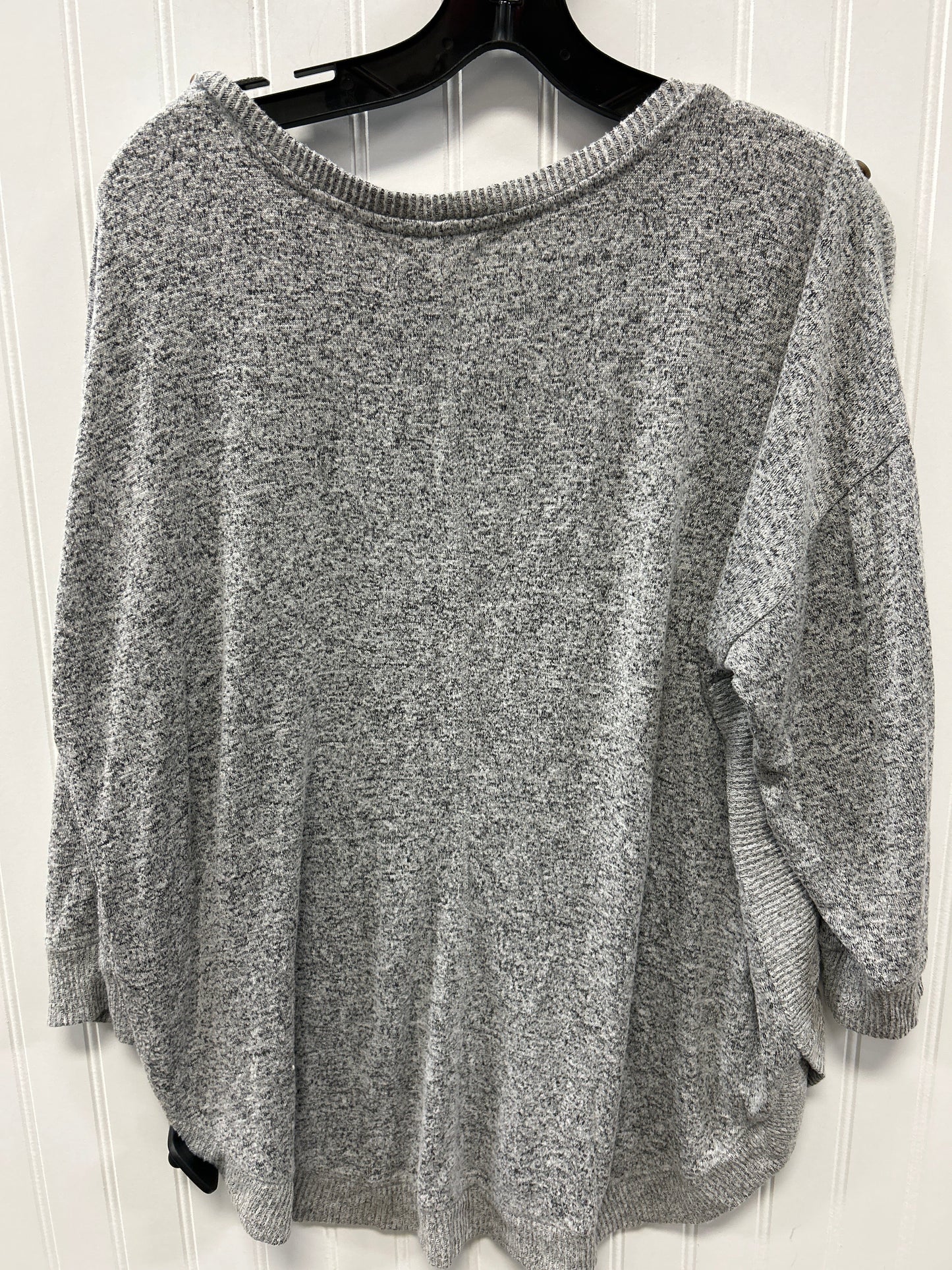 Top Ls By Maurices In Grey, Size:1X