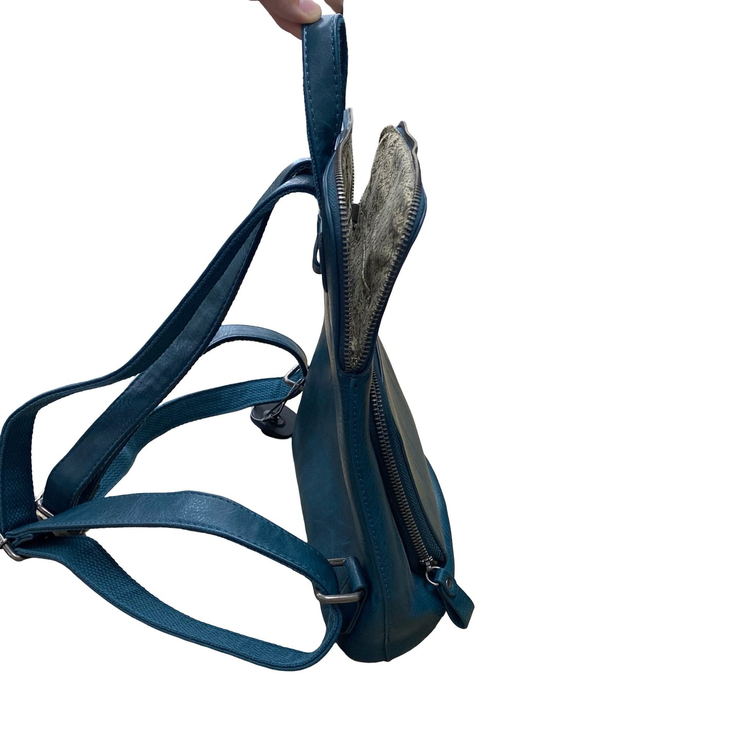 Backpack By Joy Susan In Teal, Size:Small