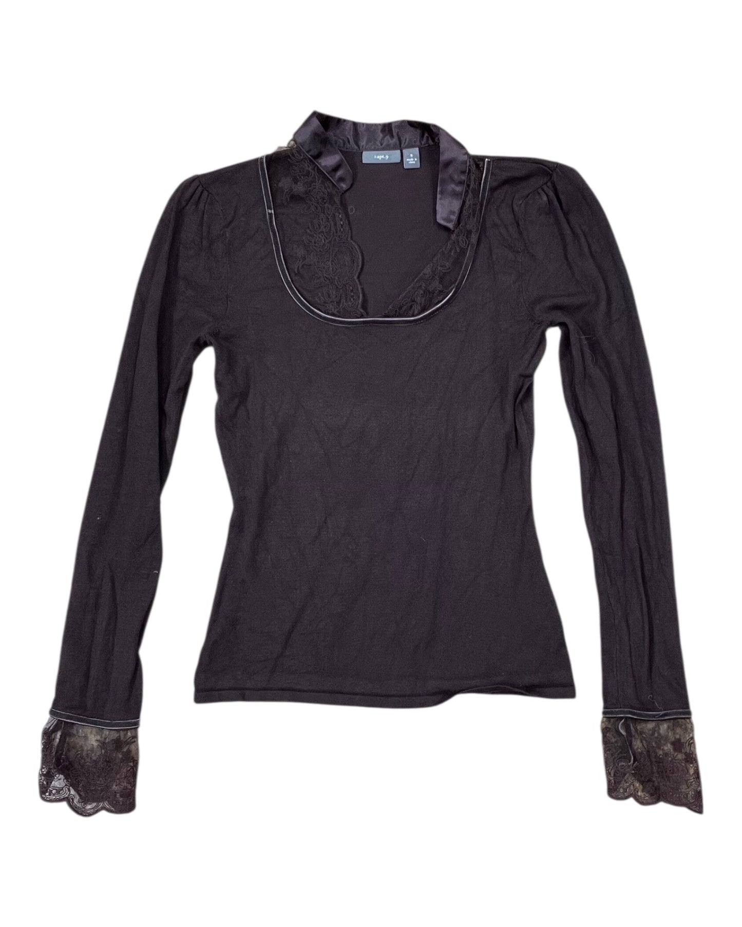 Top Ls By Apt 9 In Brown, Size:S