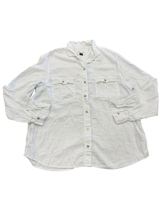 Top Ls By American Eagle In White, Size:L