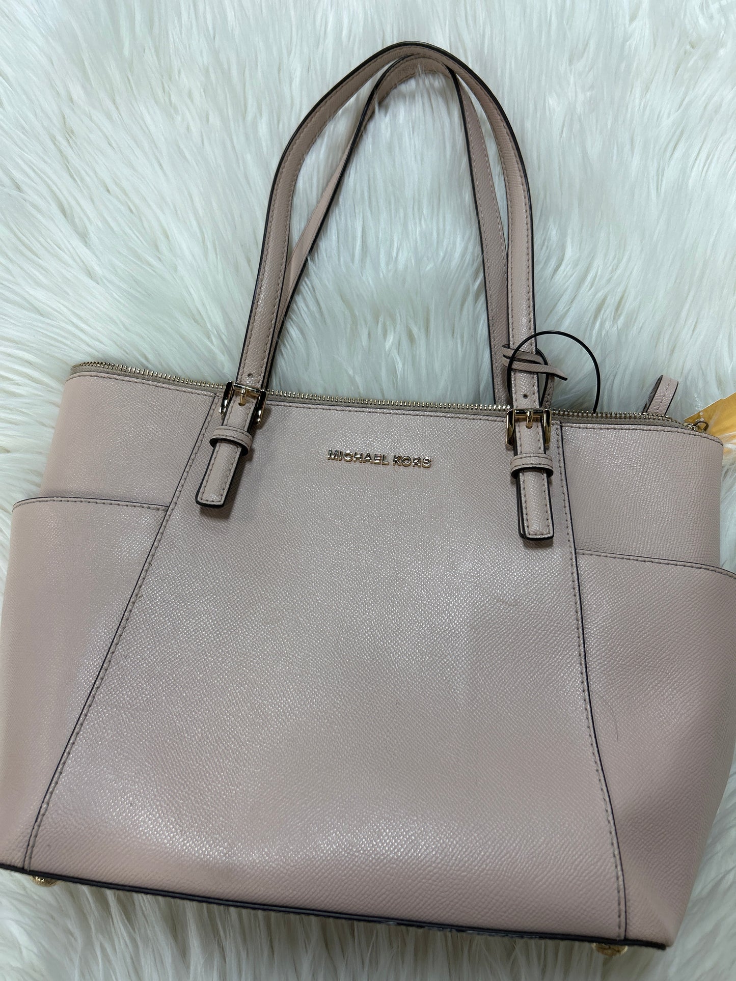 Handbag Designer By Michael Kors In Pink, Size:Medium