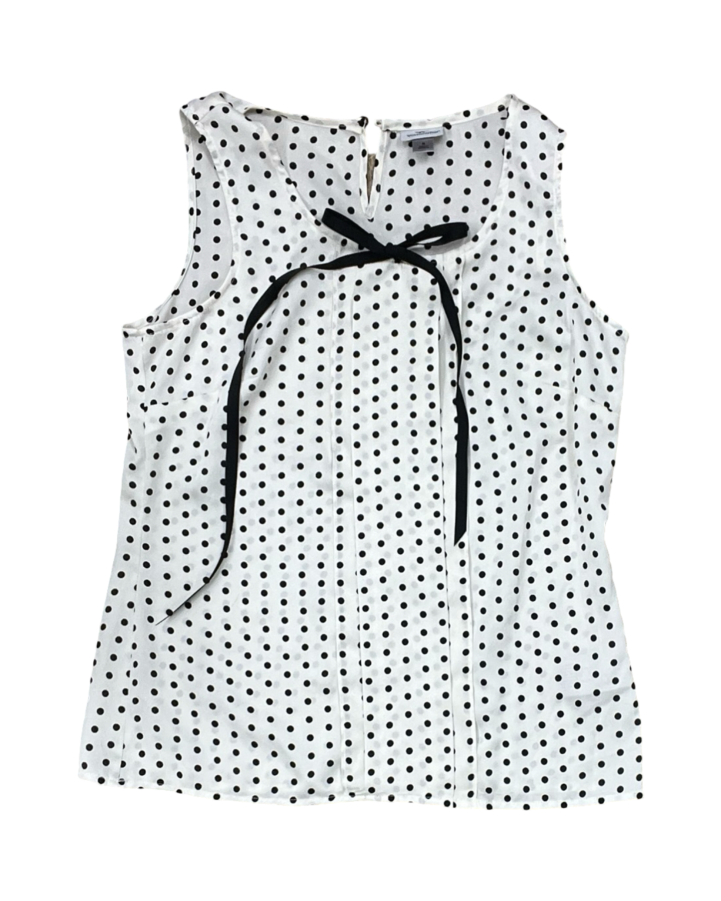 Top Sleeveless By Worthington In Polkadot Pattern, Size:S