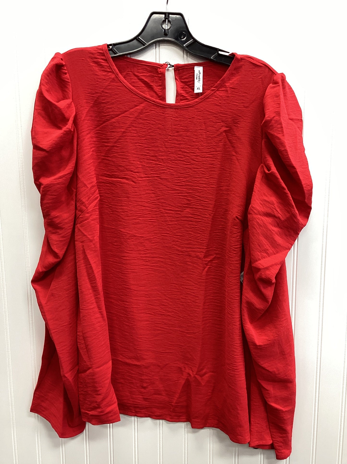 Top Ls By Clothes Mentor In Red, Size:Xl