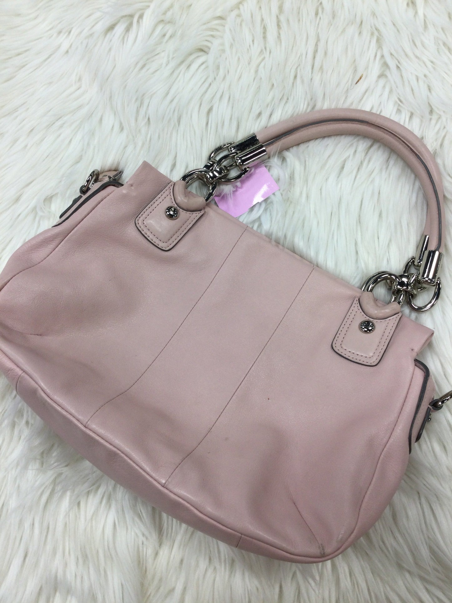 Handbag Designer By Coach In Pink, Size:Large