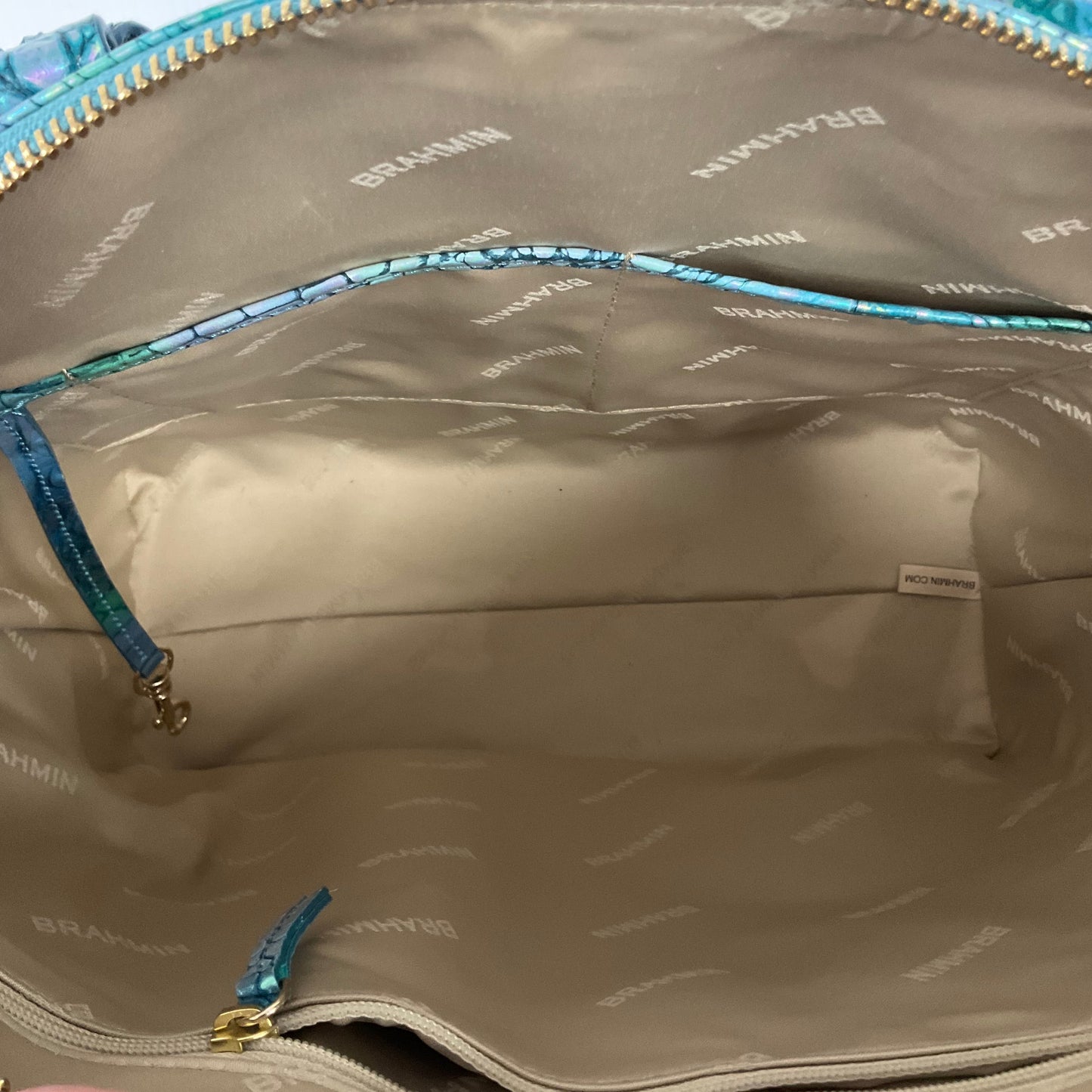 Handbag Designer By Brahmin, Size: Medium