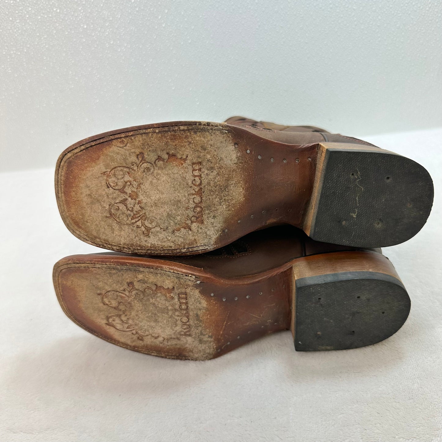 Boots Western By Clothes Mentor In Brown, Size: