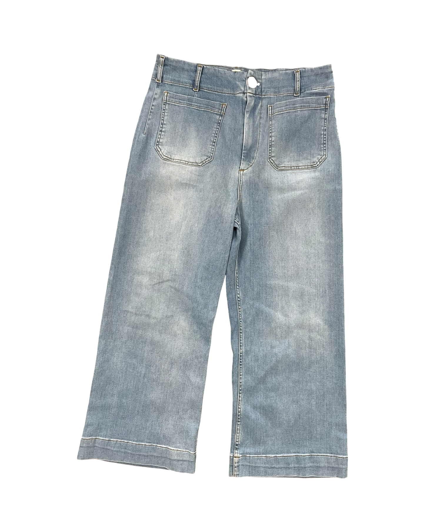 Jeans Wide Leg By Maeve In Blue Denim, Size:18