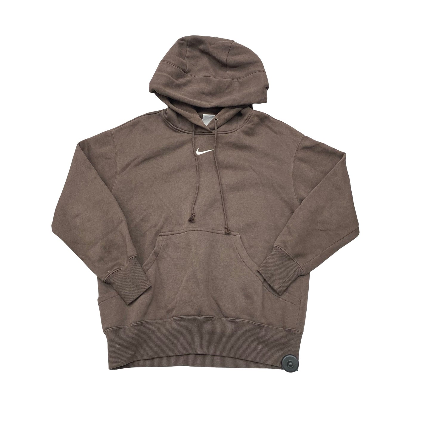 Athletic Sweatshirt Hoodie By Nike In Brown, Size:Xs