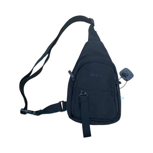 Handbag By Pink In Black, Size:Medium