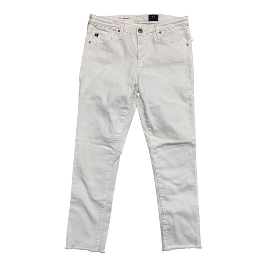 Jeans Skinny By Adriano Goldschmied In White, Size:4