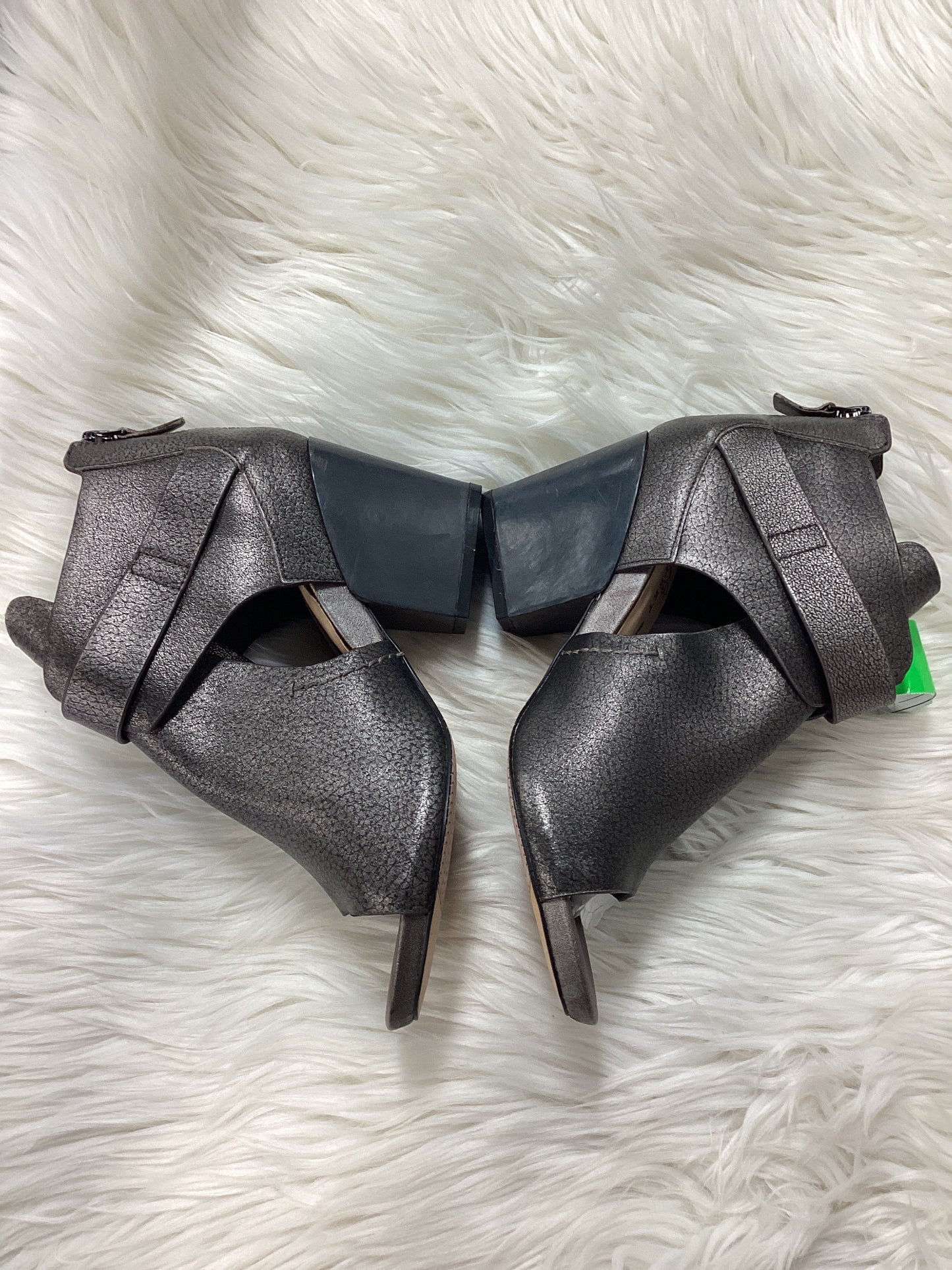 Sandals Heels Block By Cmc In Bronze, Size:8