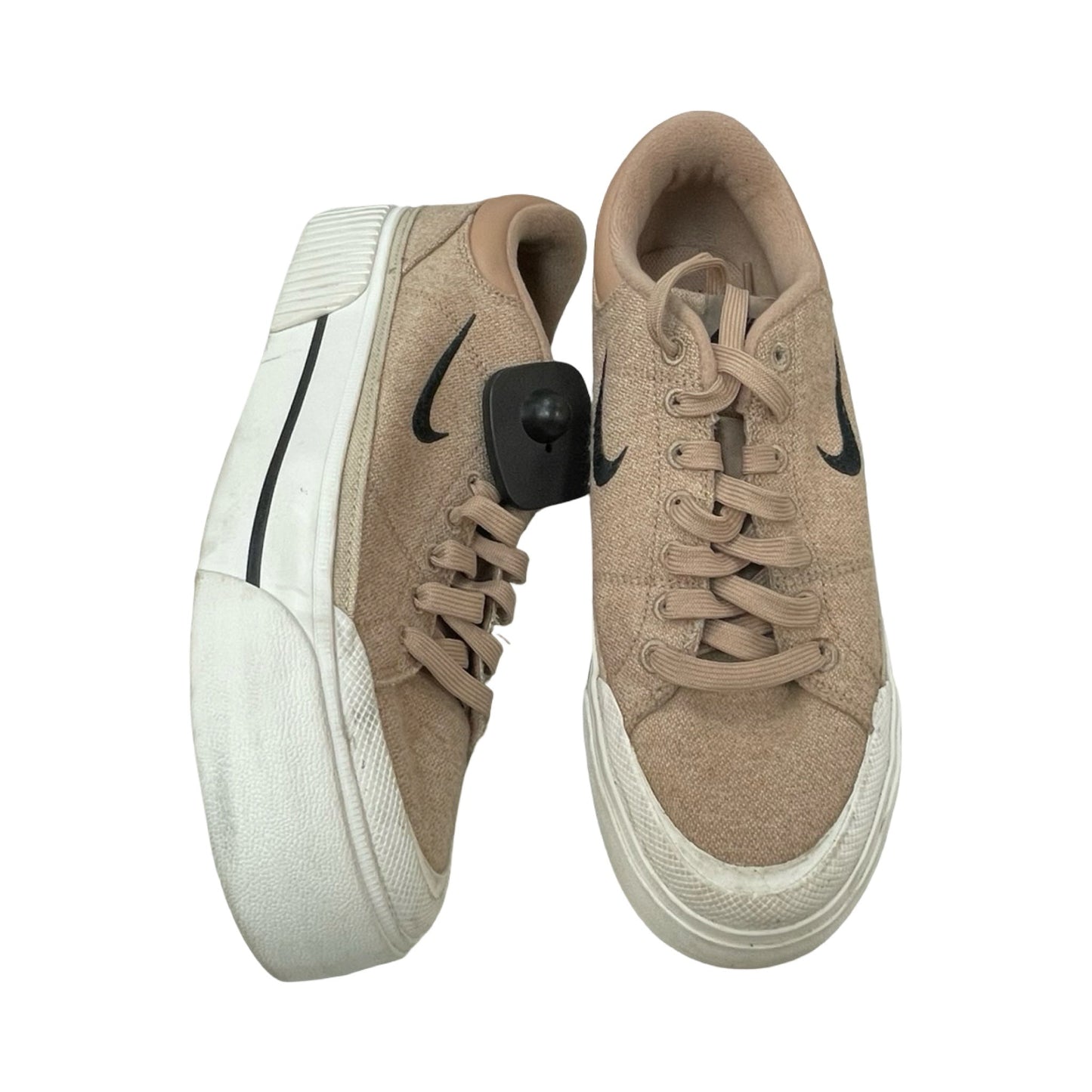 Shoes Sneakers By Nike In Tan & White, Size:8