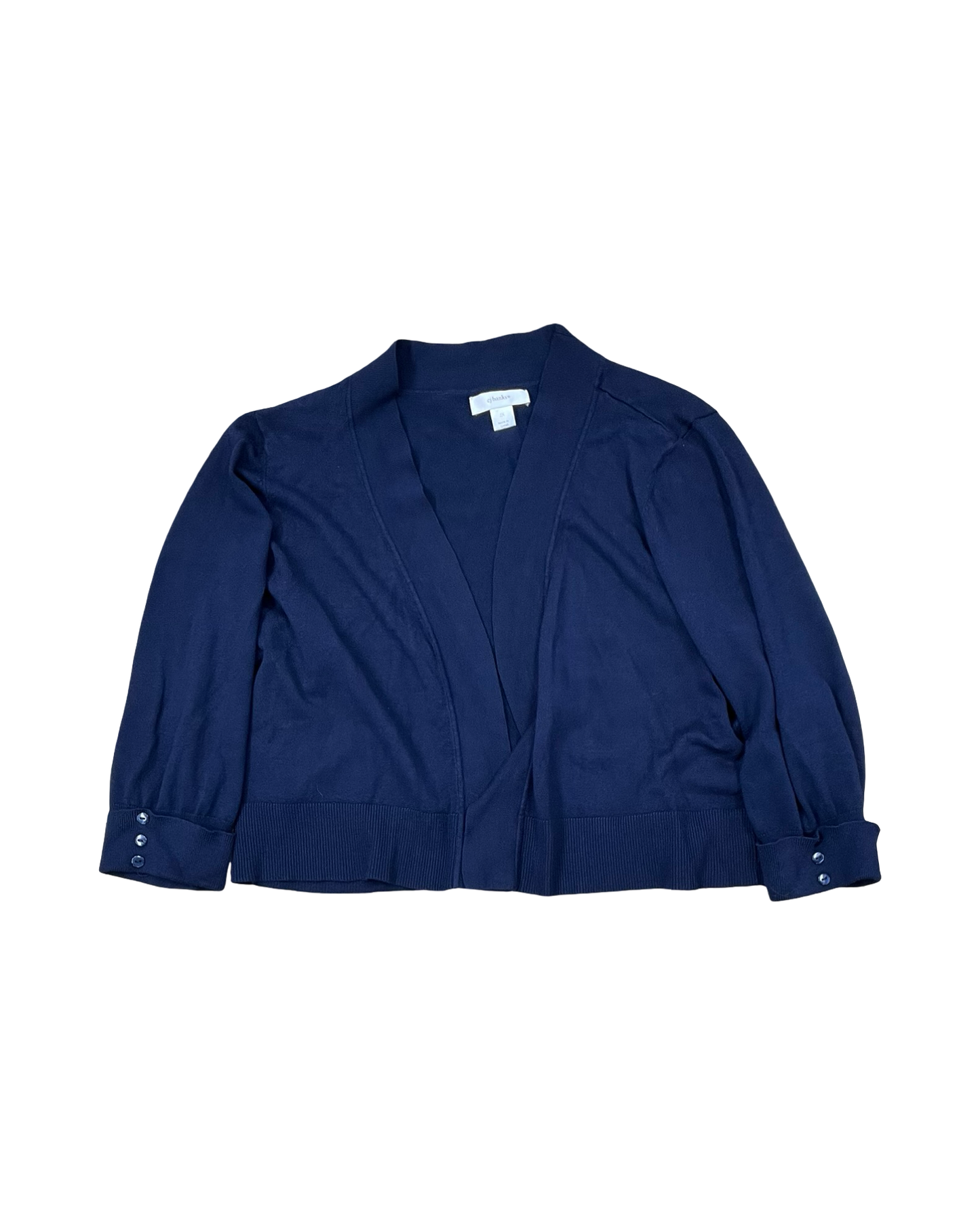 Cardigan By Cj Banks In Blue, Size:2X