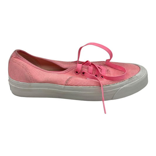 Shoes Sneakers By Vans In Pink, Size:8.5