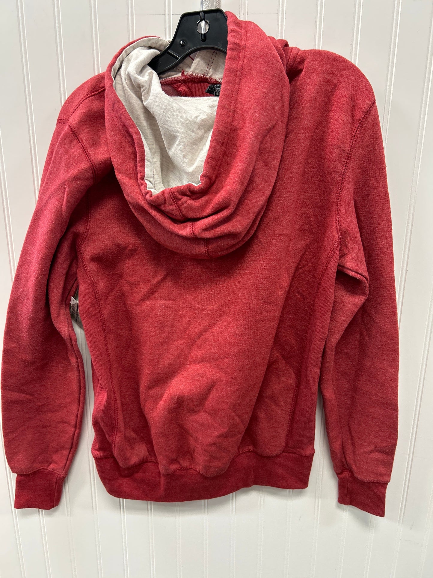 Sweatshirt Hoodie By Clothes Mentor In Red, Size:S