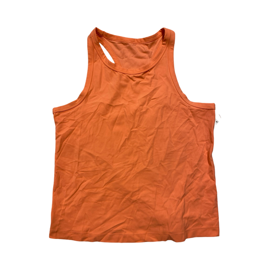 Athletic Tank Top By Lululemon In Orange, Size:10