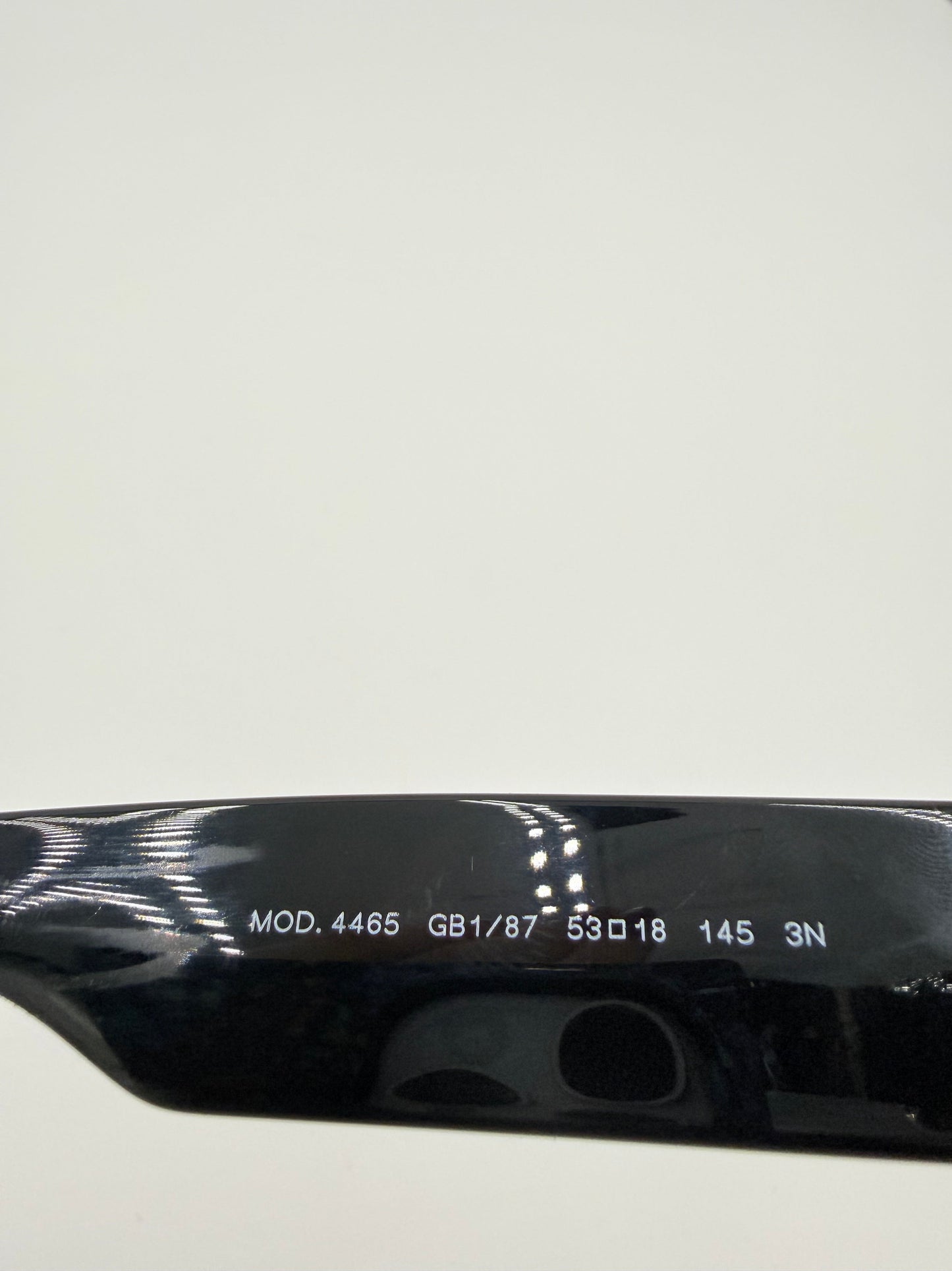 Sunglasses Luxury Designer By Versace In Black & Gold, Size: