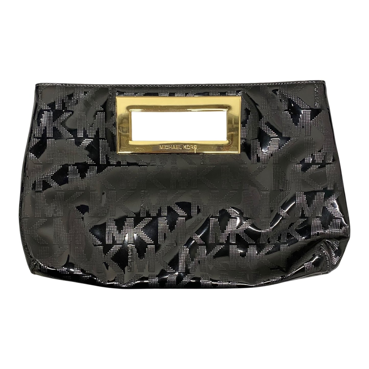Clutch Designer By Michael Kors In Black, Size:Medium