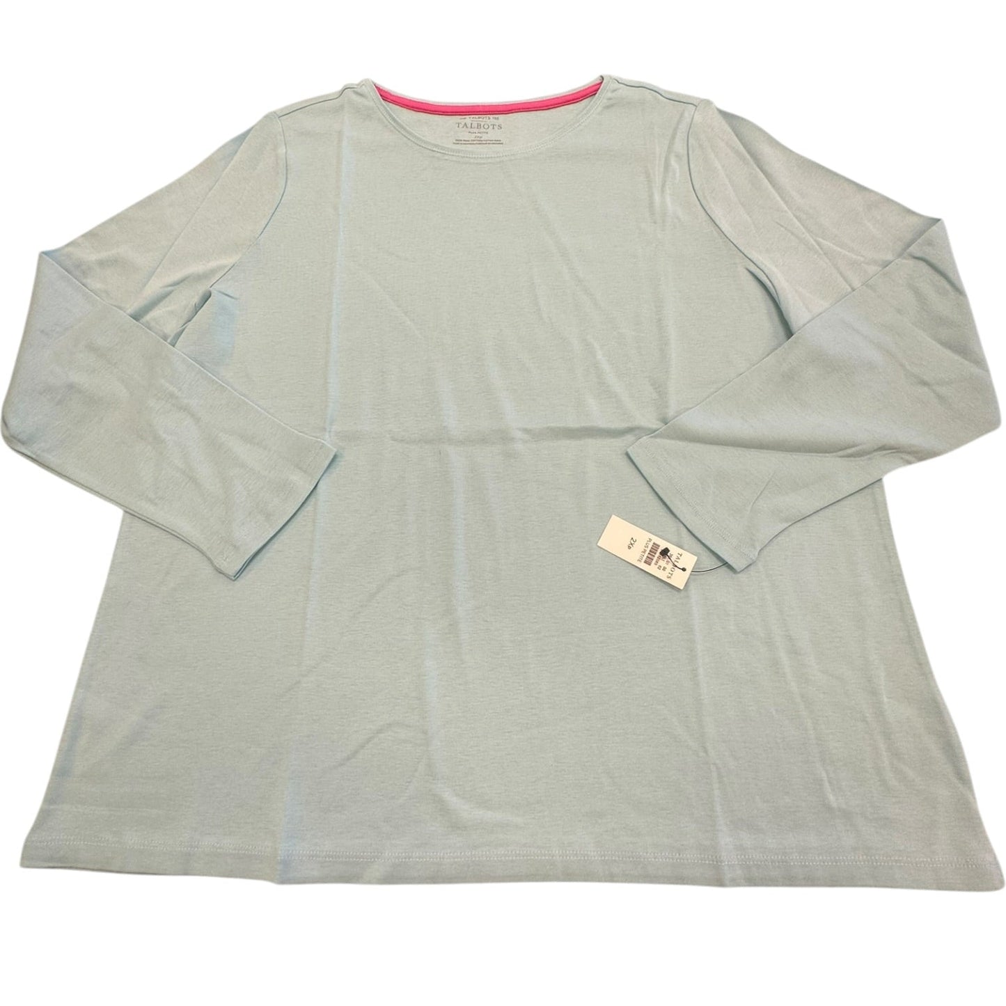 Top Ls Basic By Talbots In Blue, Size:2X