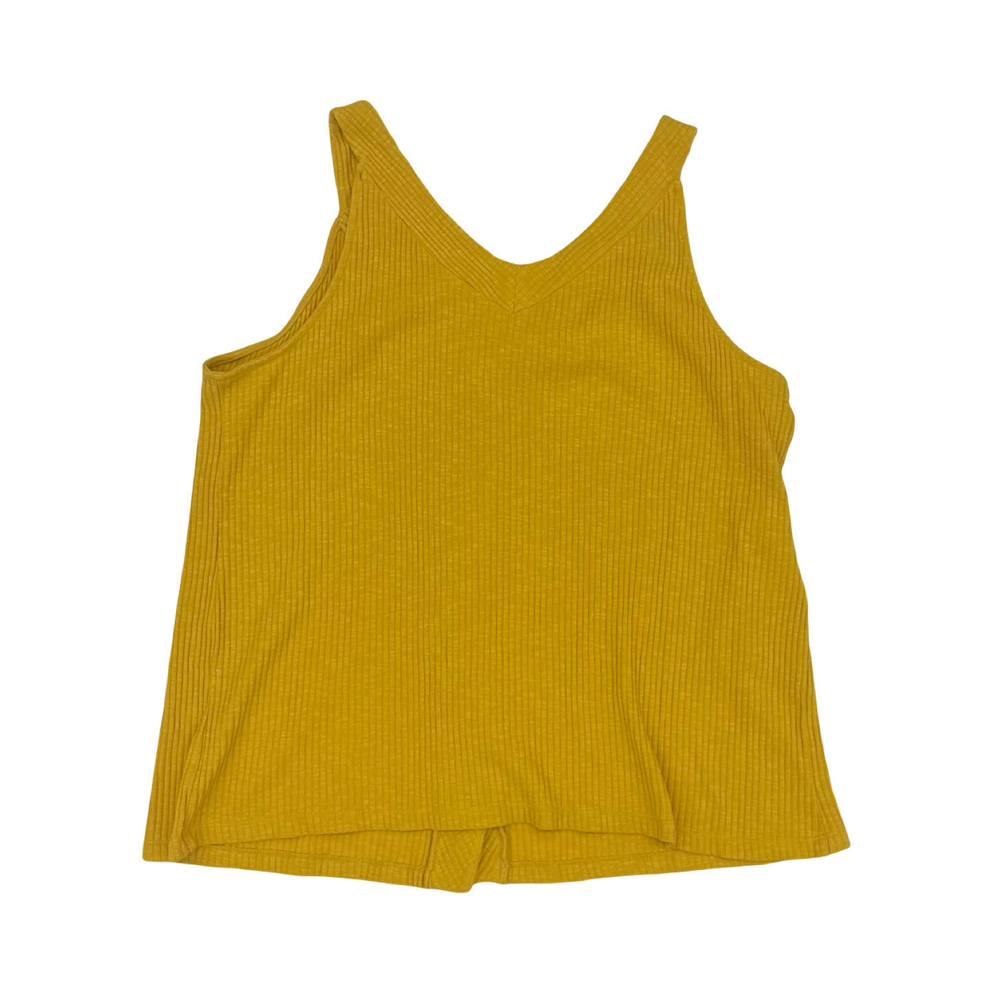 Tank Top By Ava & Viv In Yellow, Size:1X