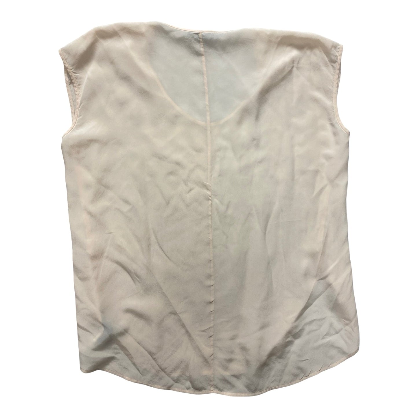 Top Sleeveless Designer By Eileen Fisher In Peach, Size:Mp