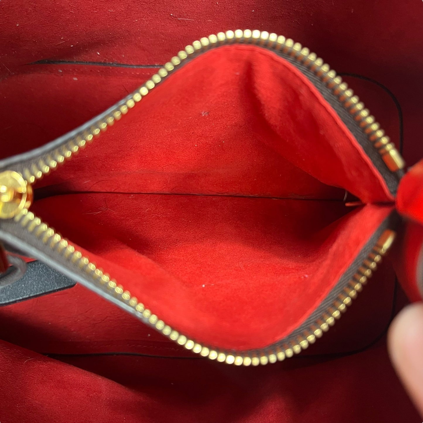 Handbag Luxury Designer By Louis Vuitton In Brown, Size:Medium