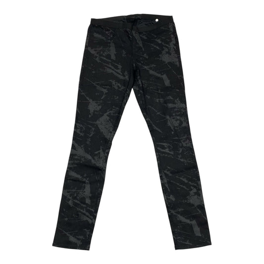 Pants Designer By Helmut Lang In Black & Grey, Size:6