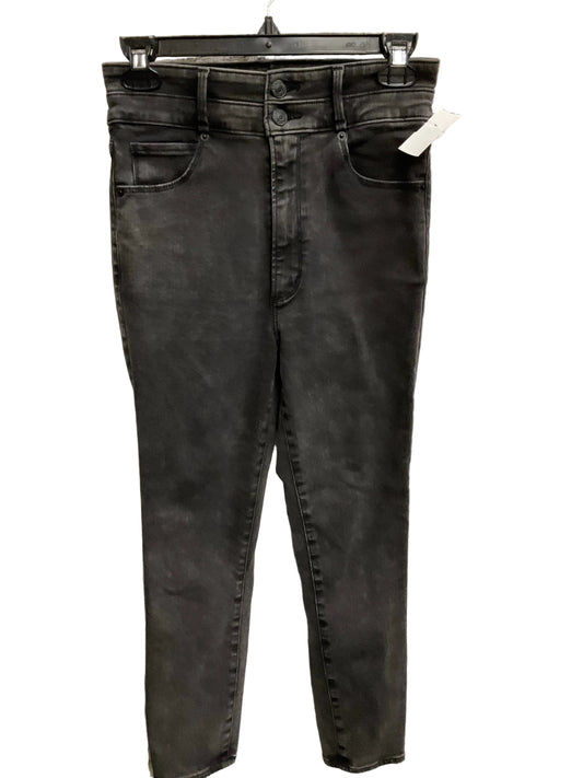 Jeans Skinny By Abercrombie And Fitch In Black Denim, Size: 4p