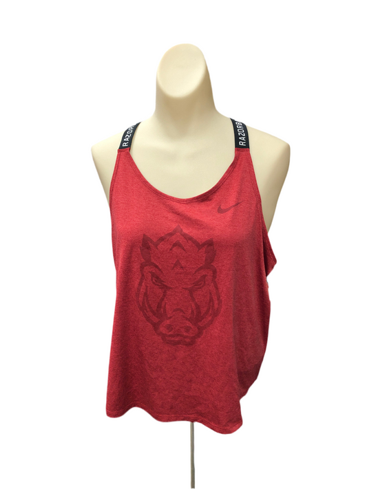 Athletic Tank Top By Nike Apparel In Red, Size: M