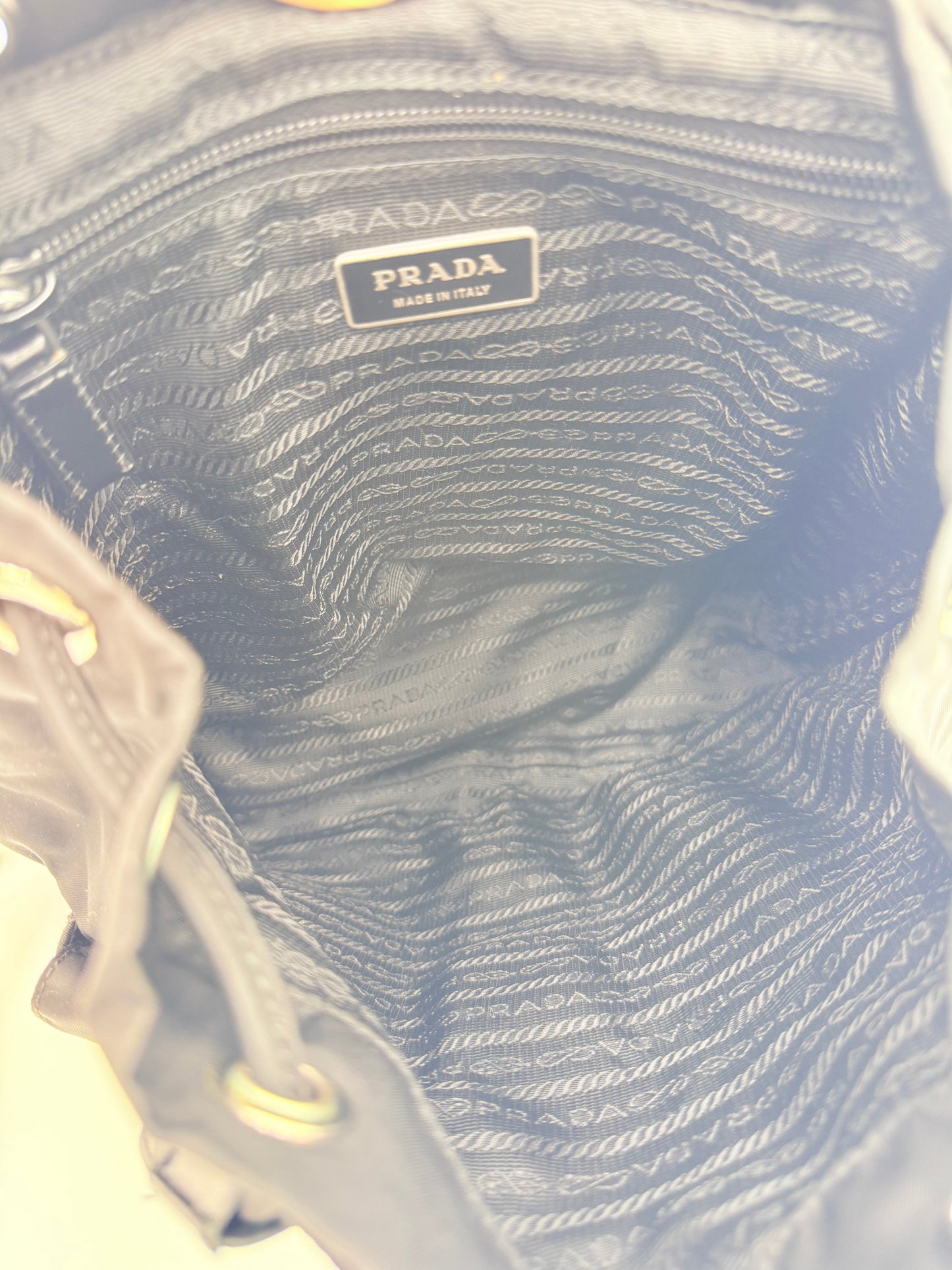 Backpack Luxury Designer By Prada In Black, Size:Small